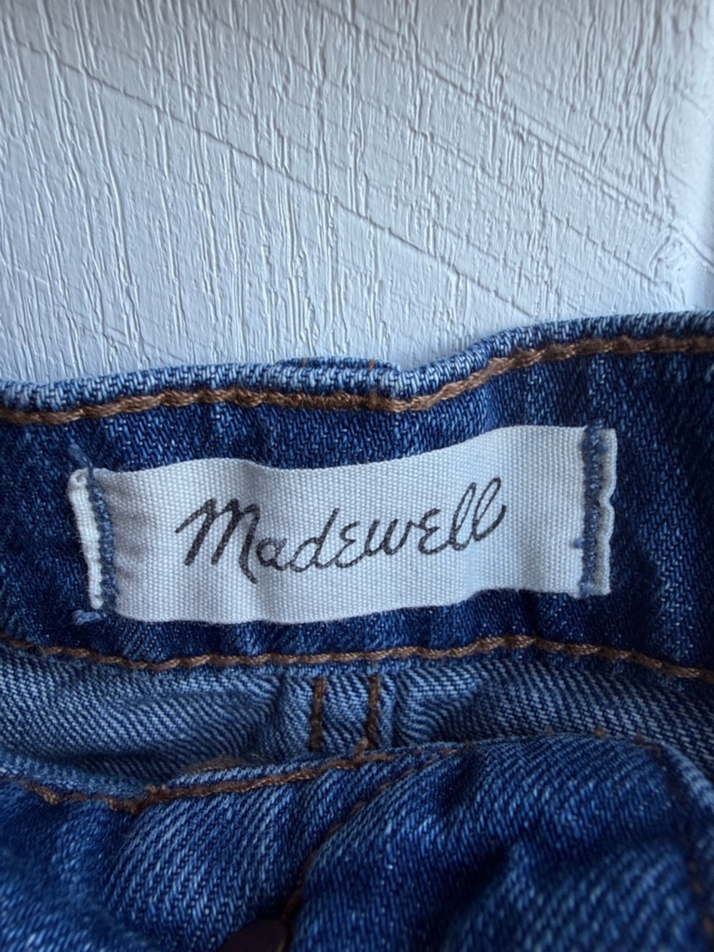 Classic Madewell Blue 90s Denim Festival Mini Skirt - Picture 2 of 6